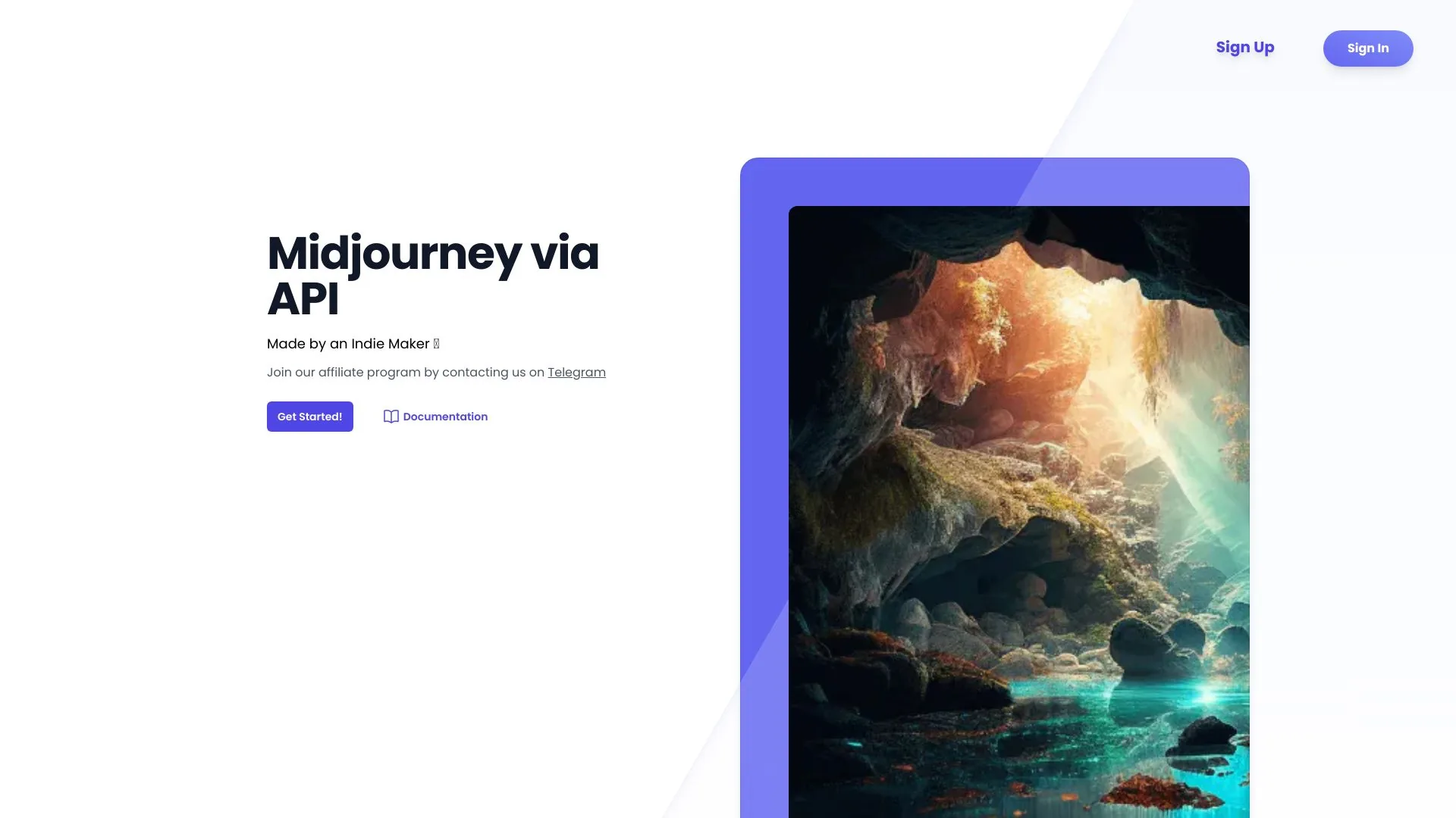 Midjourney API by The Next Leg screenshot