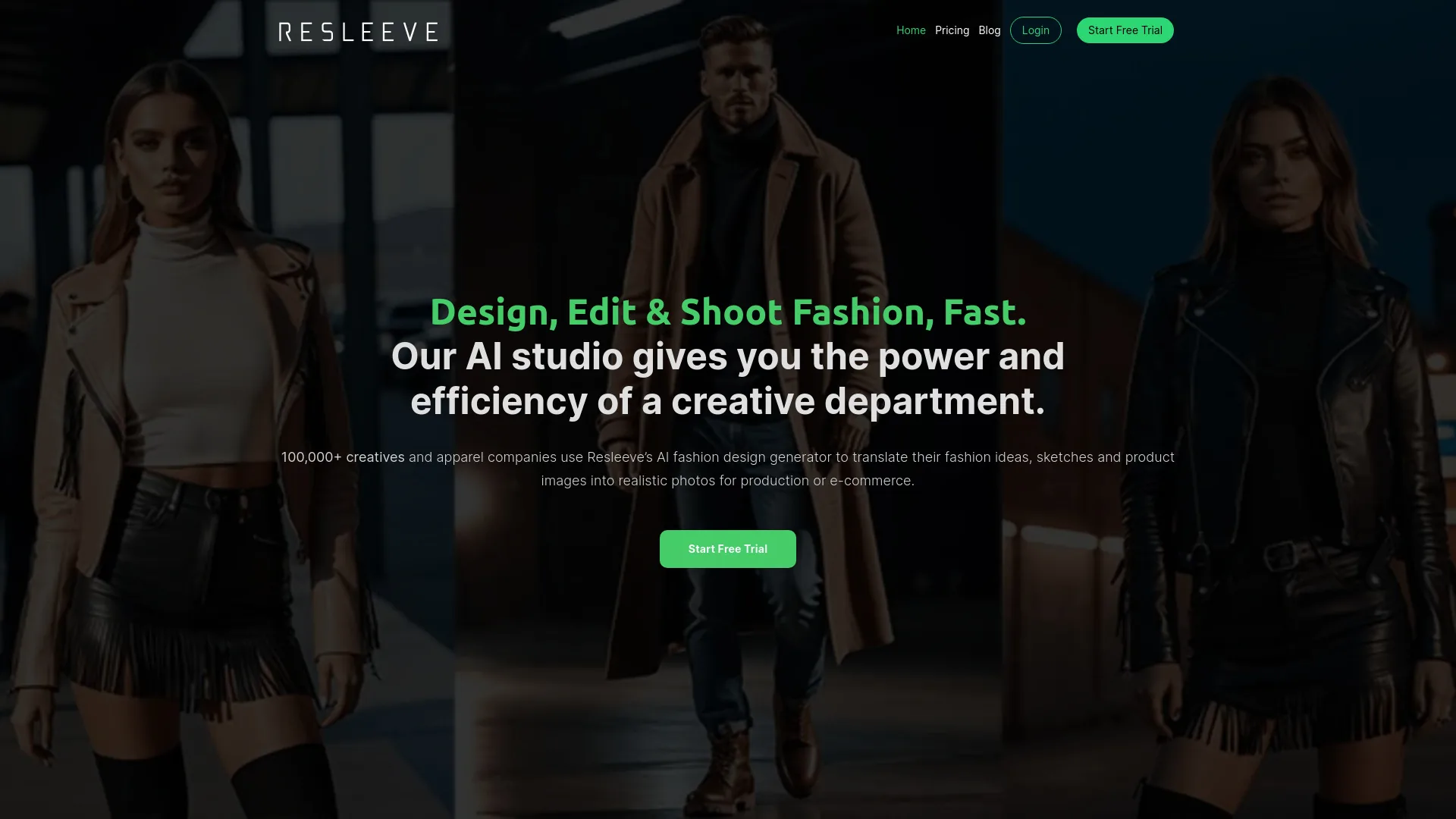 Resleeve AI Fashion Design screenshot