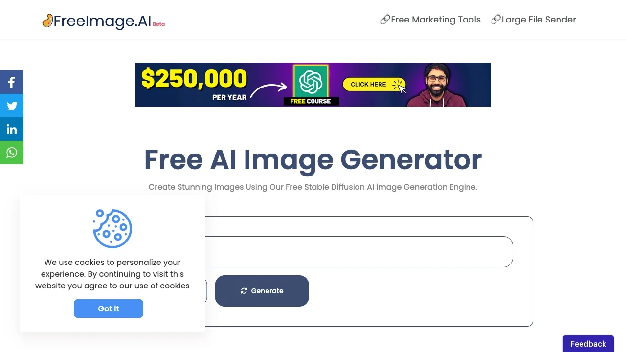 FreeAIKit - Image Generator screenshot