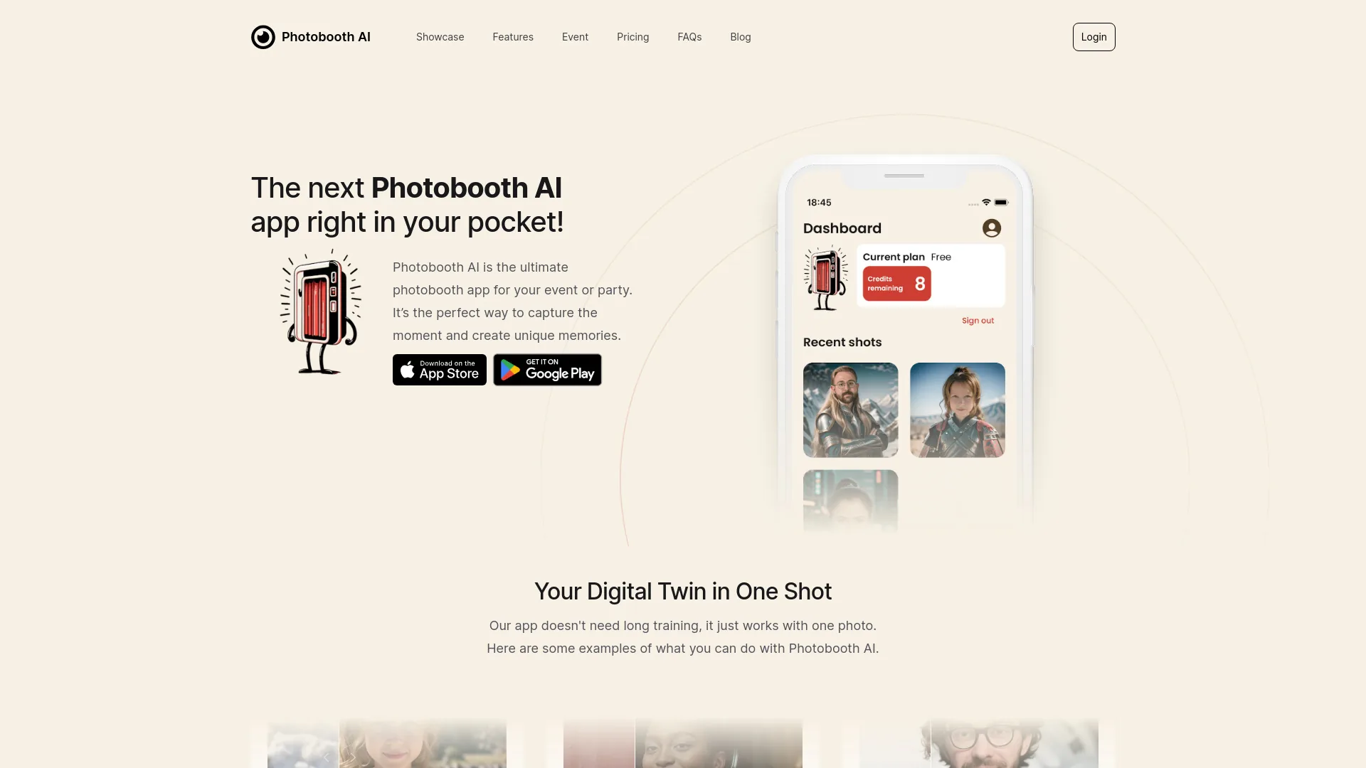 Photobooth AI screenshot