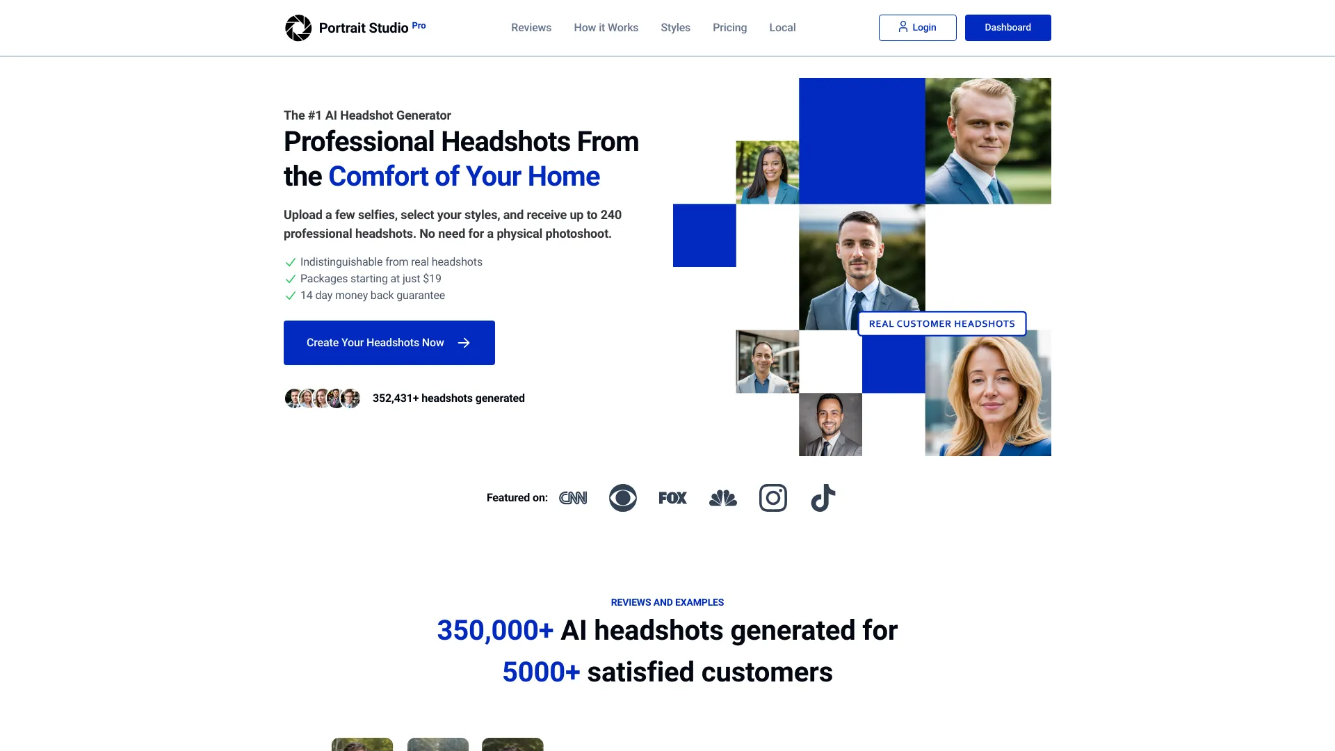 AI Generated Professional Headshots screenshot