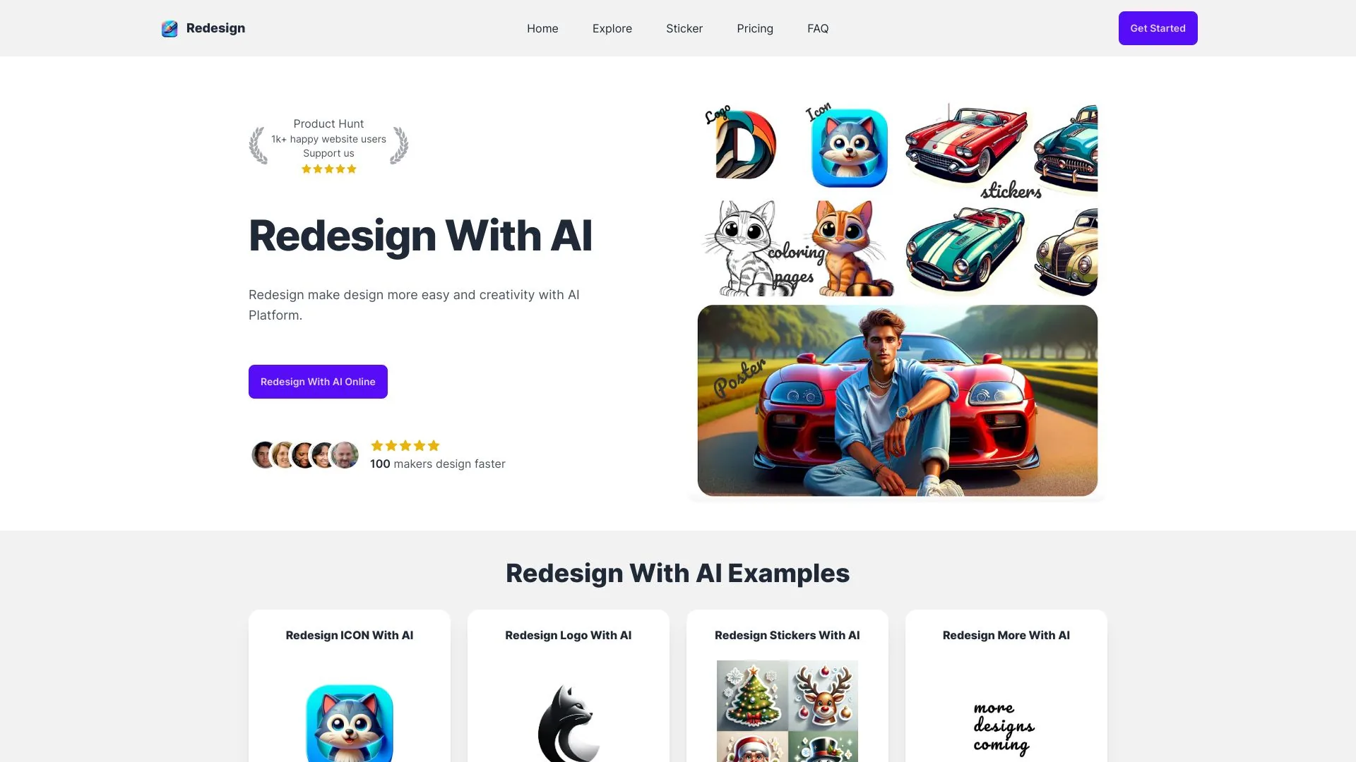 Redesign With AI screenshot