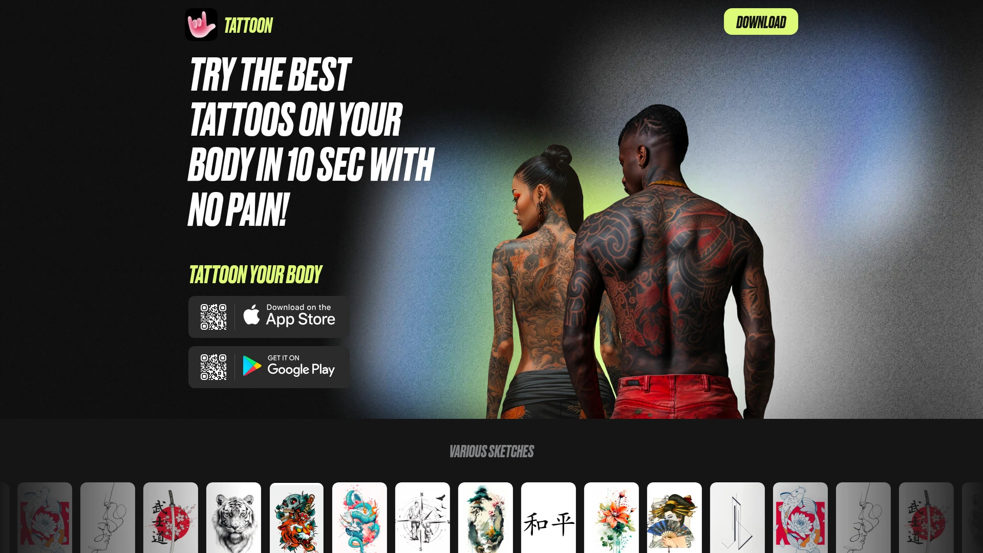 Tattoon screenshot