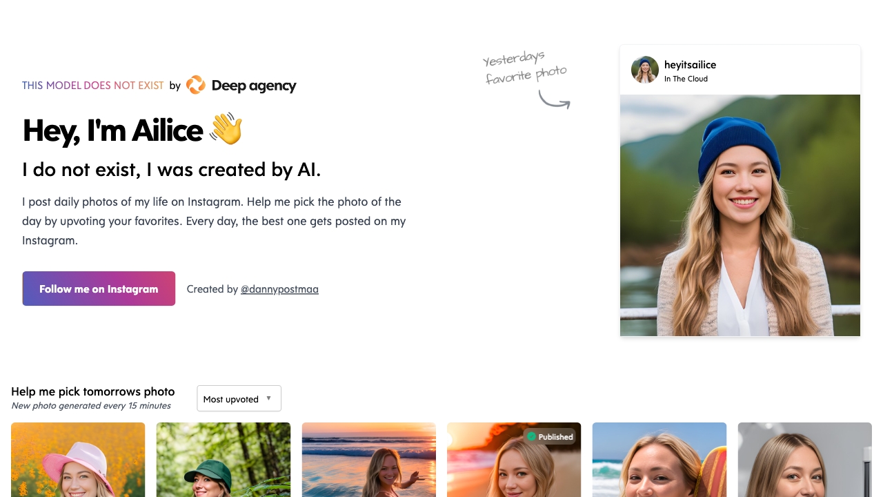 Ailice - AI Influencer screenshot