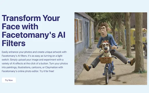 Facetomany AI screenshot