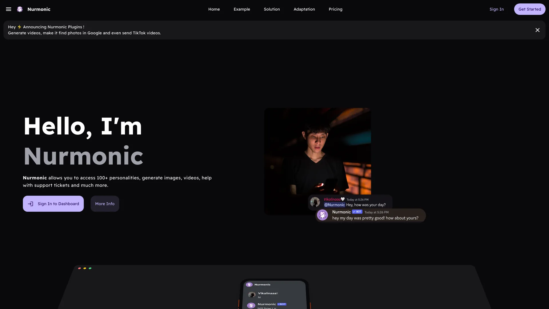 Nurmonic screenshot