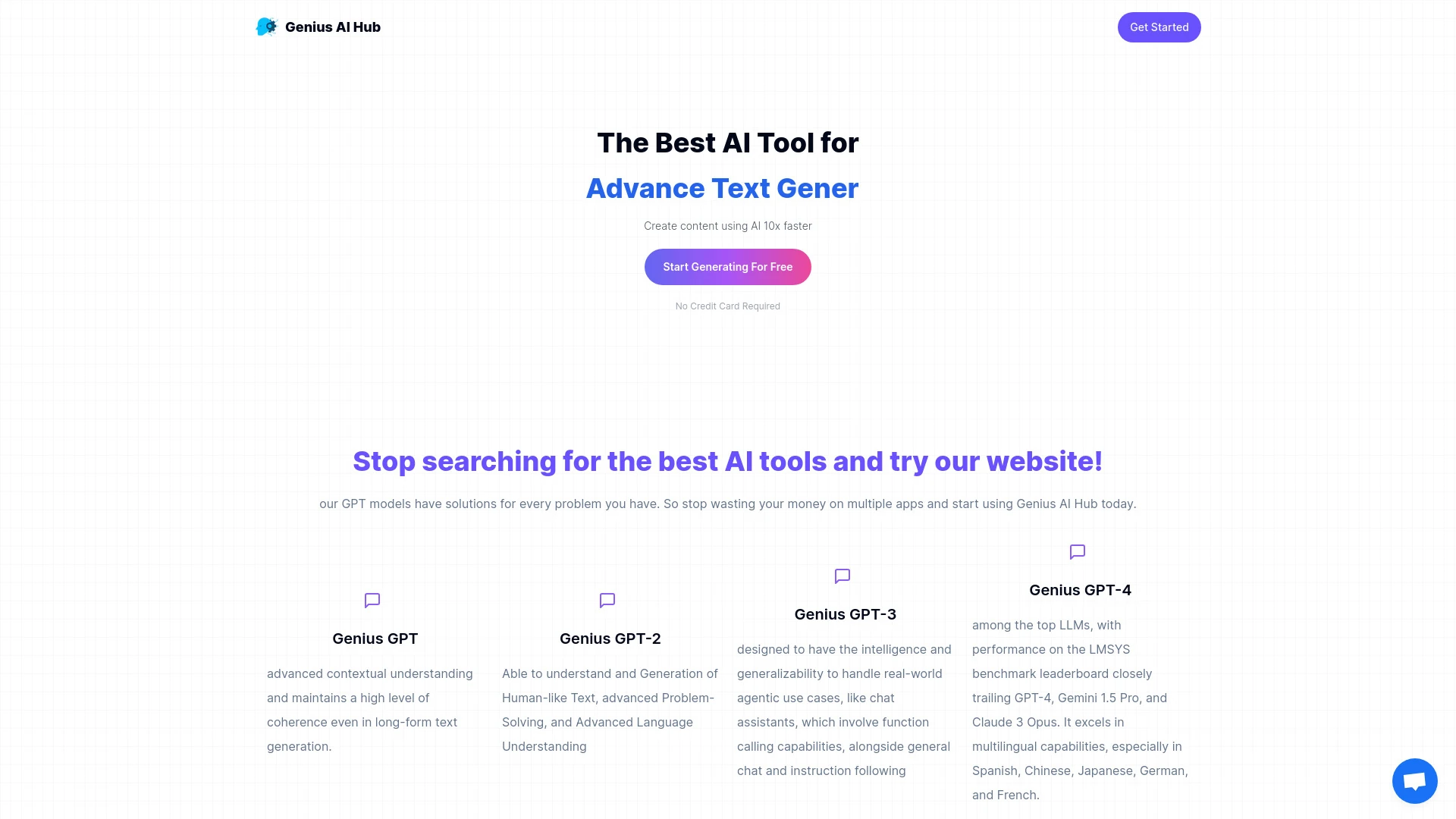 Genius AI Hub screenshot