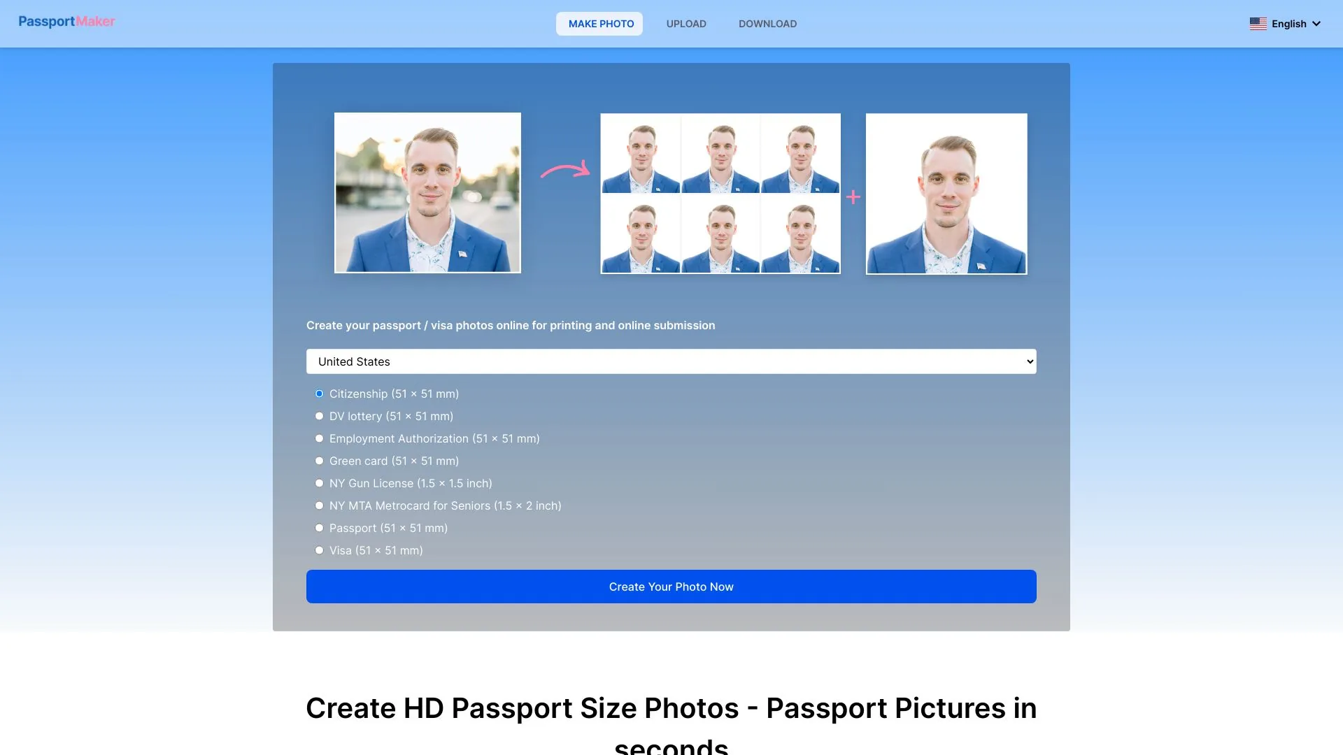 Passport Maker AI screenshot