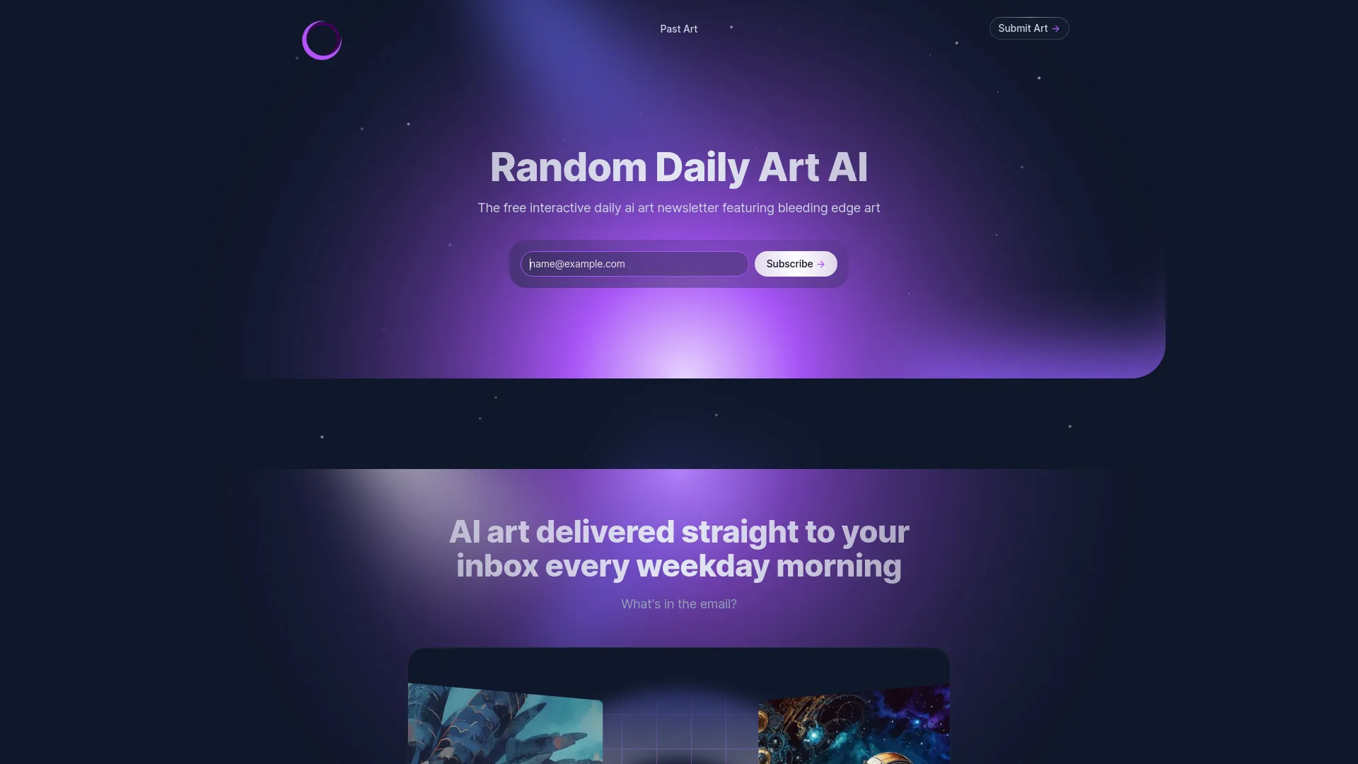 Random Daily Art AI screenshot