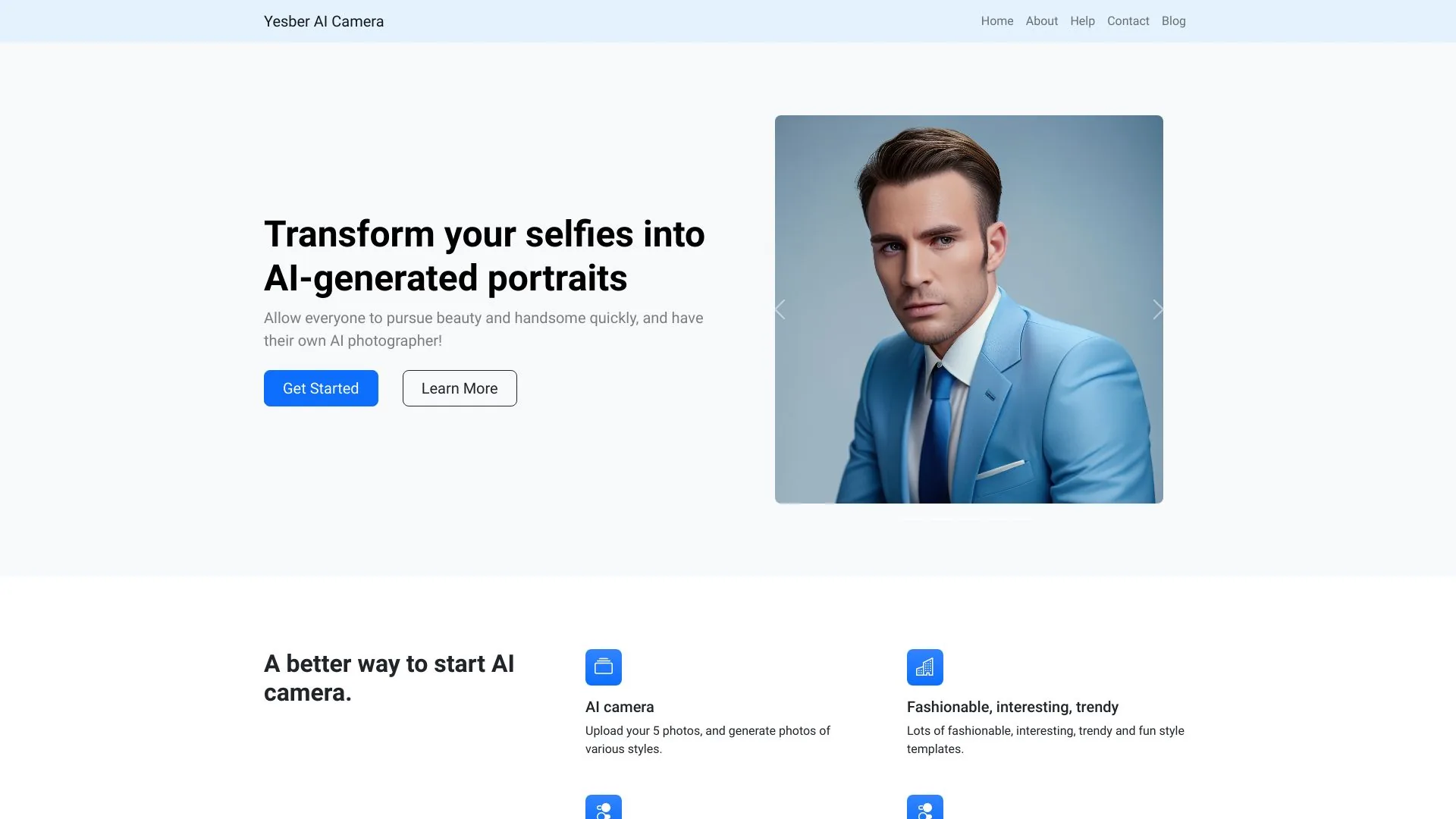 Yesber AI Camera screenshot