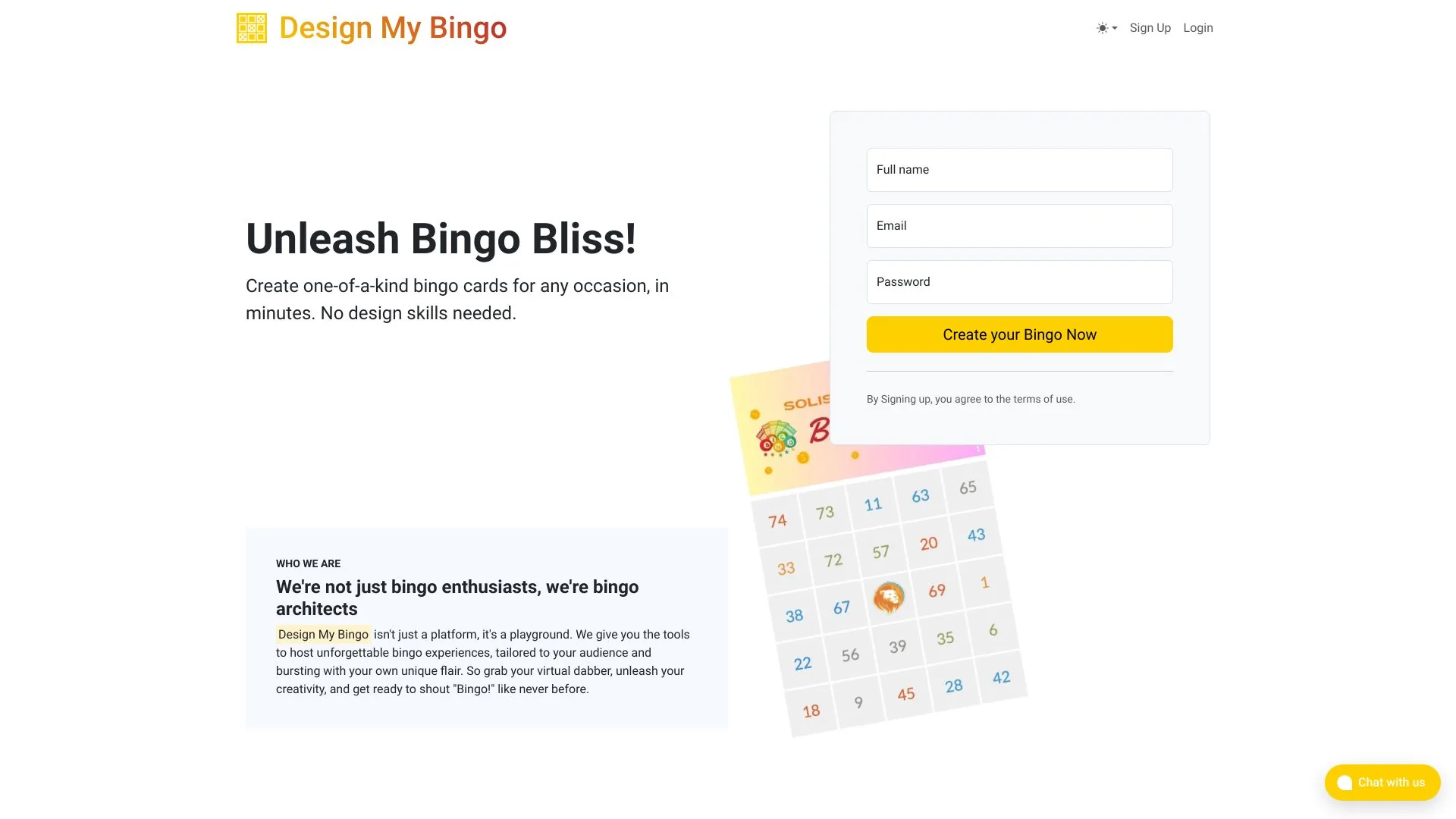 Design My Bingo screenshot
