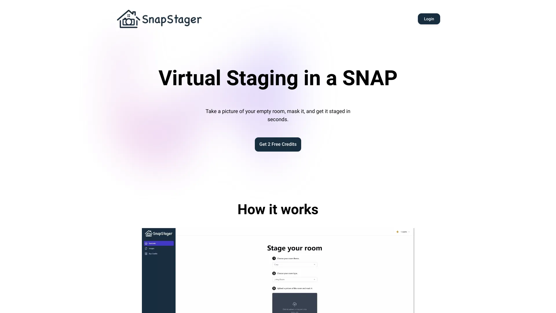 Virtual Staging in a Snap screenshot