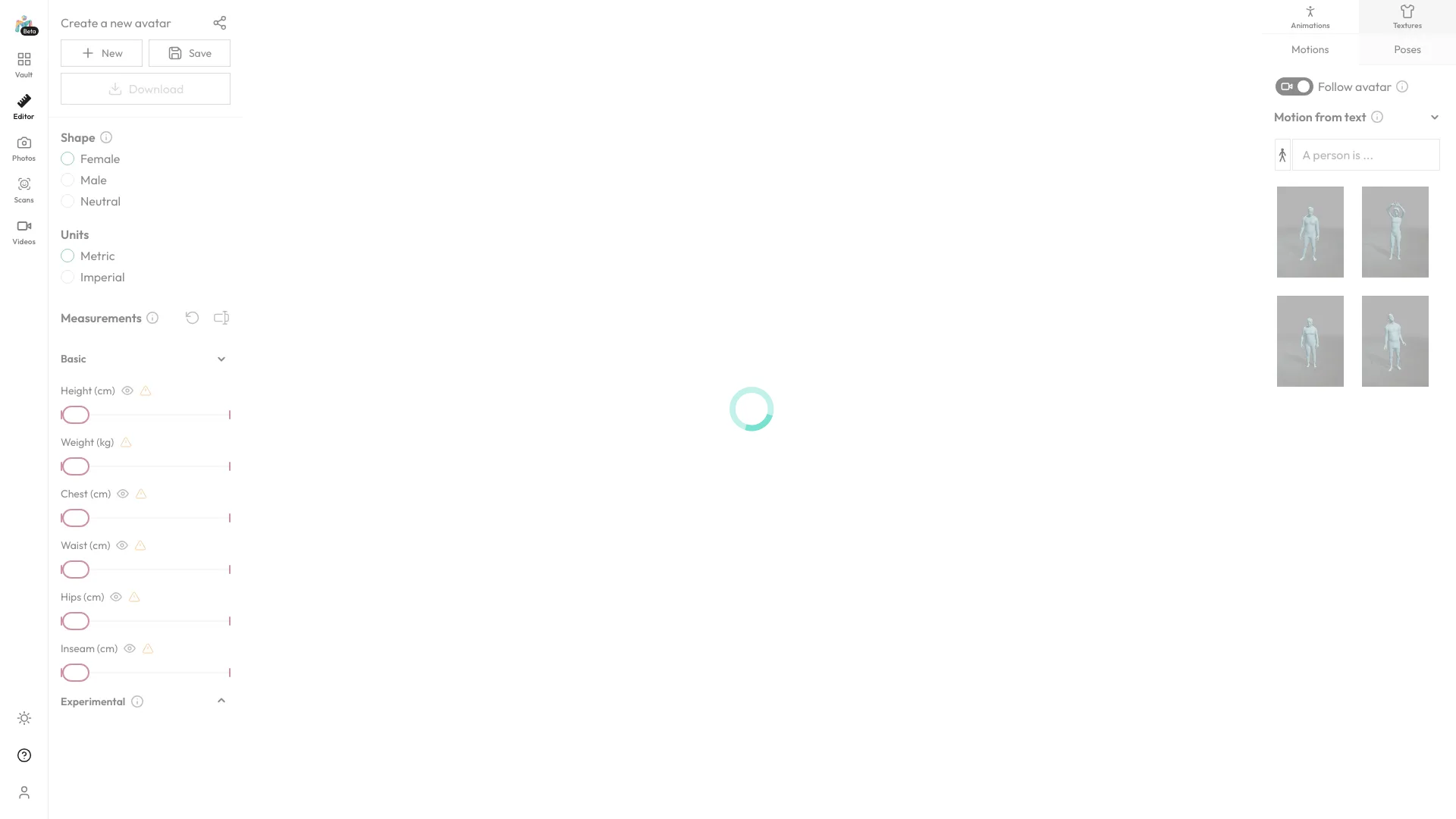 Meshcapade Me screenshot