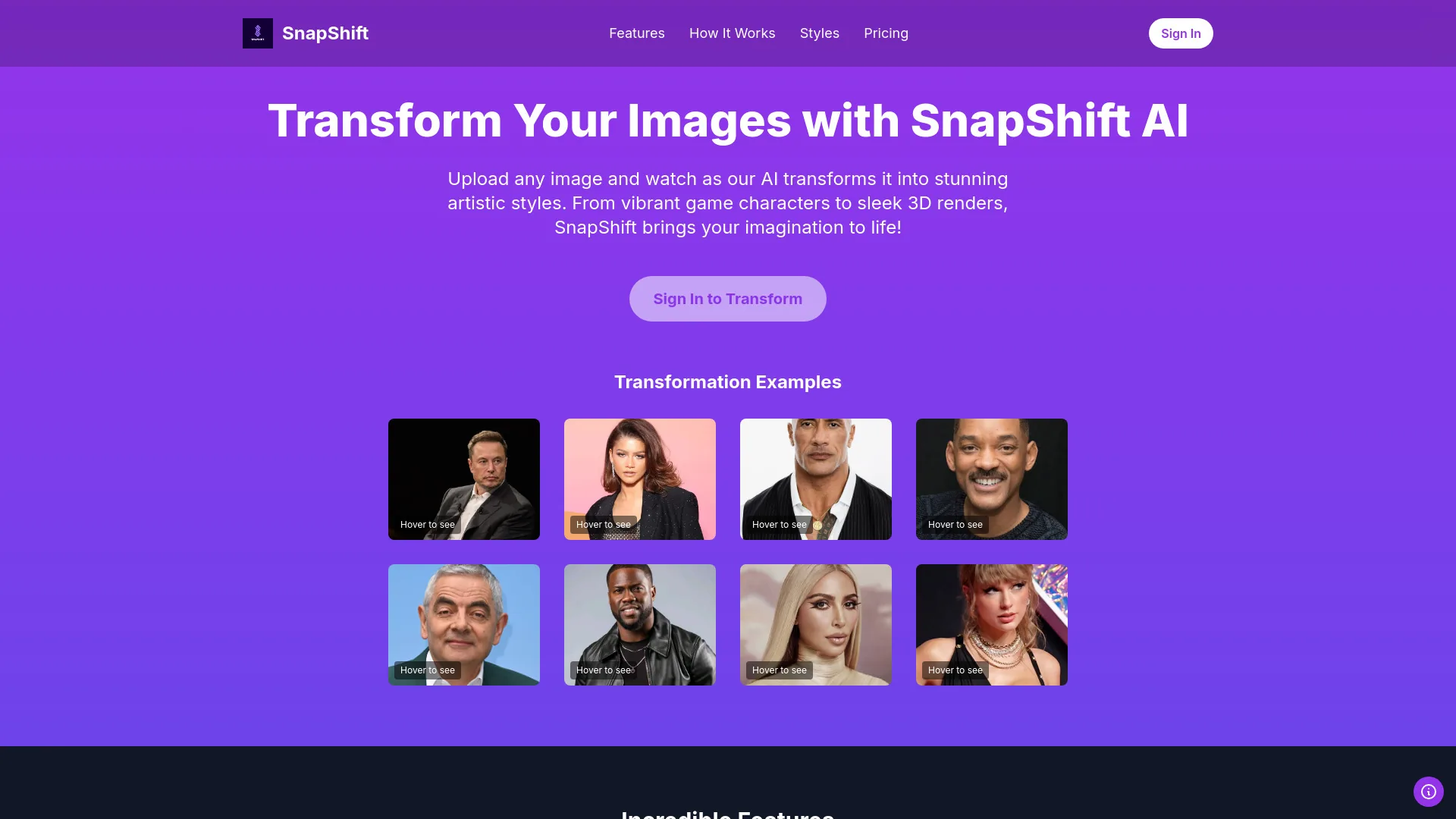 SnapShift screenshot