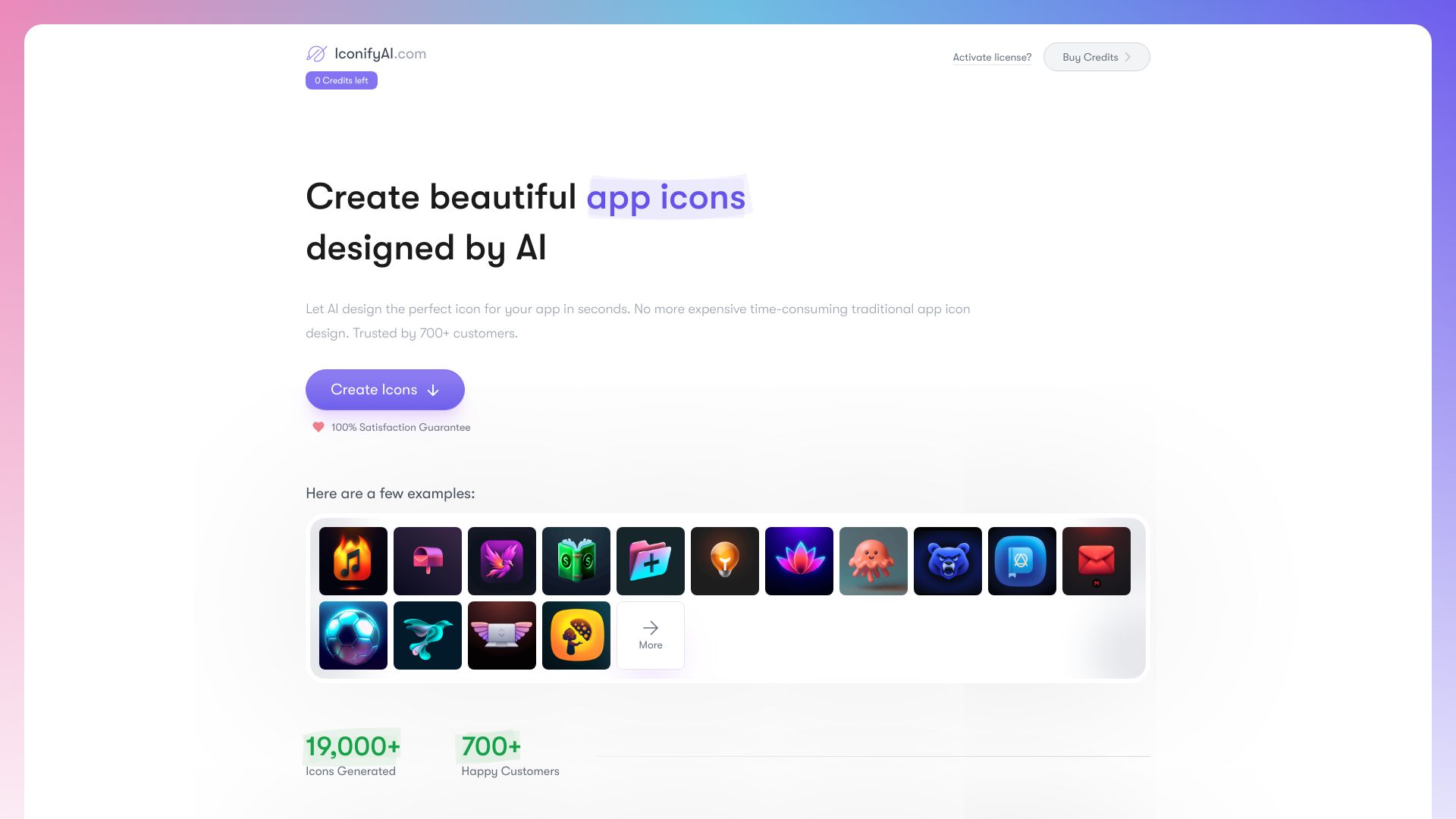 IconifyAI.com screenshot