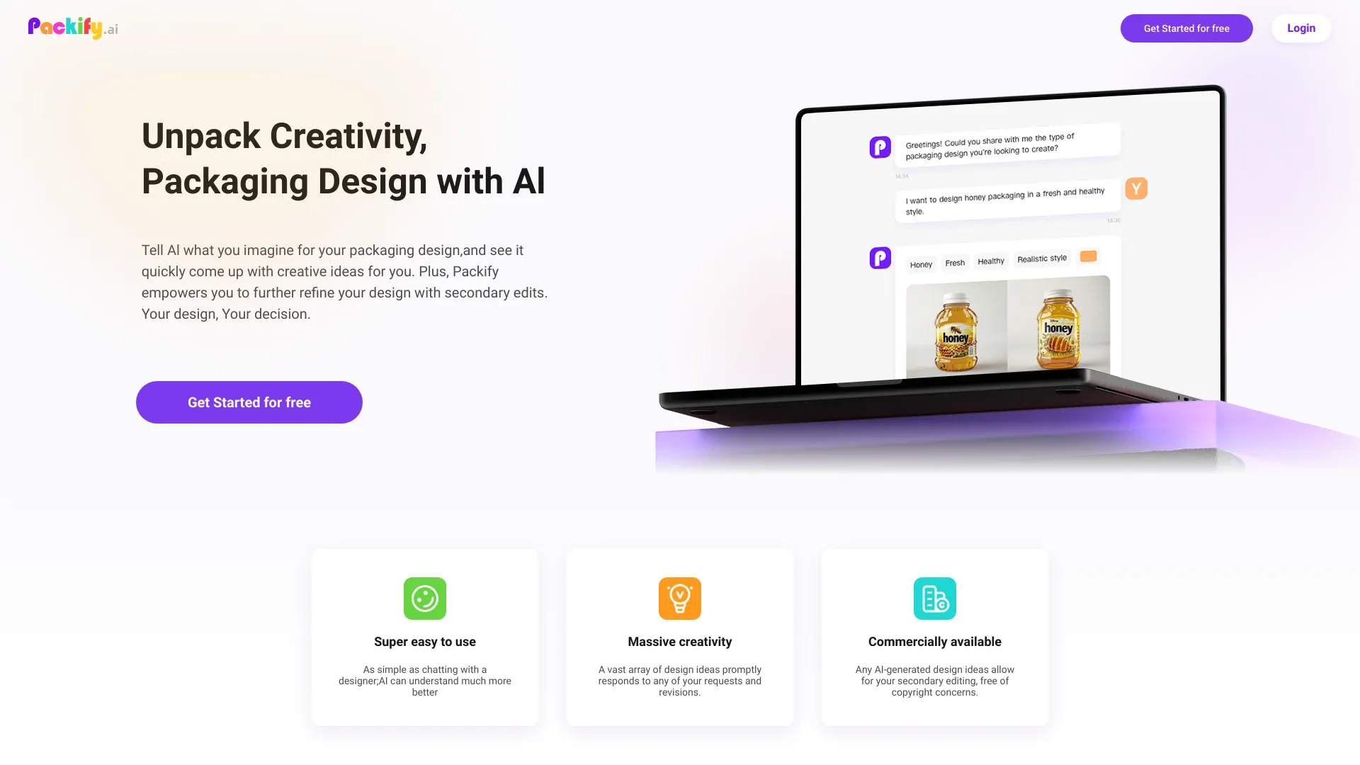 Packify.ai screenshot
