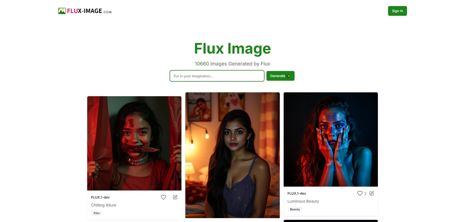 Flux Image screenshot