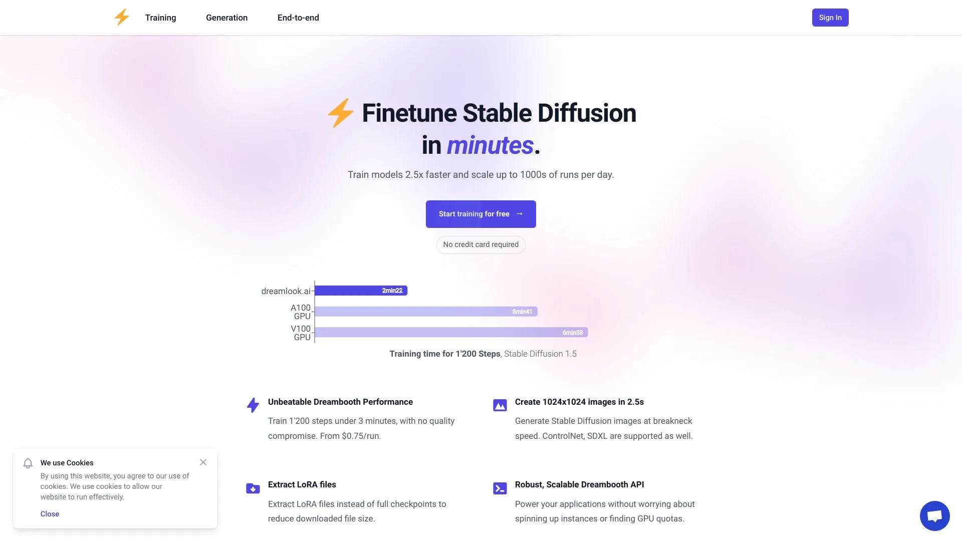 dreamlook.ai screenshot