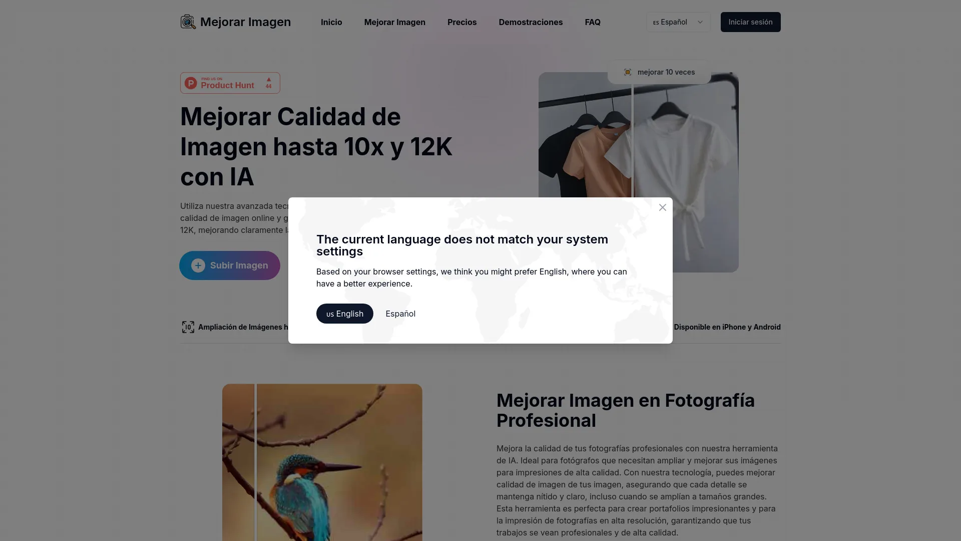Mejorar Imagen screenshot
