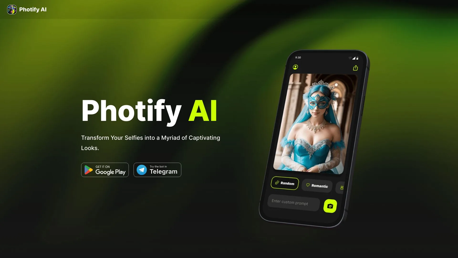 Photify AI screenshot