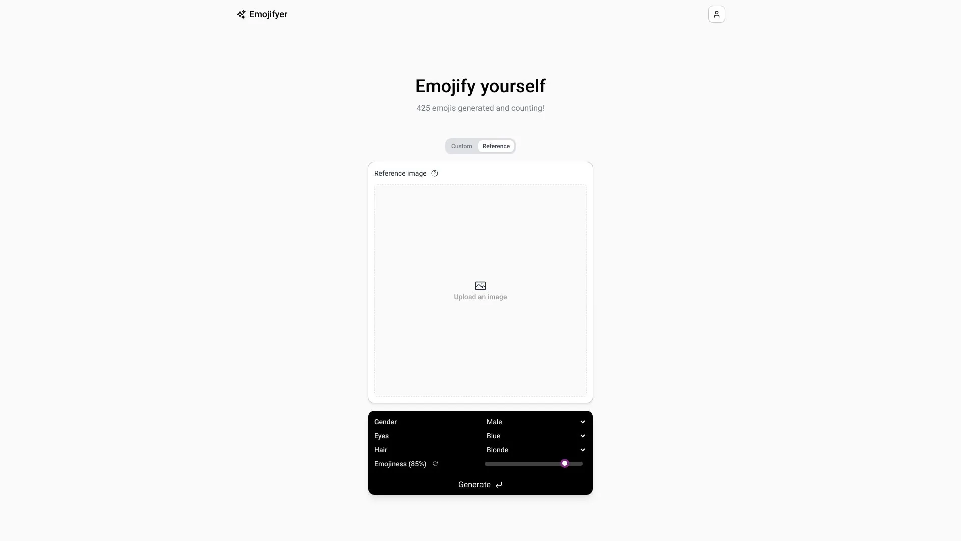 Emojifyer screenshot
