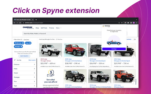 Spyne screenshot