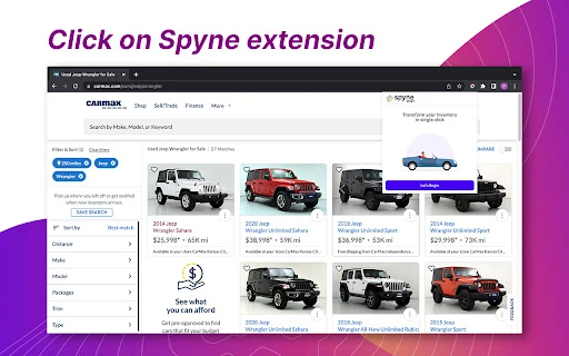 Spyne screenshot