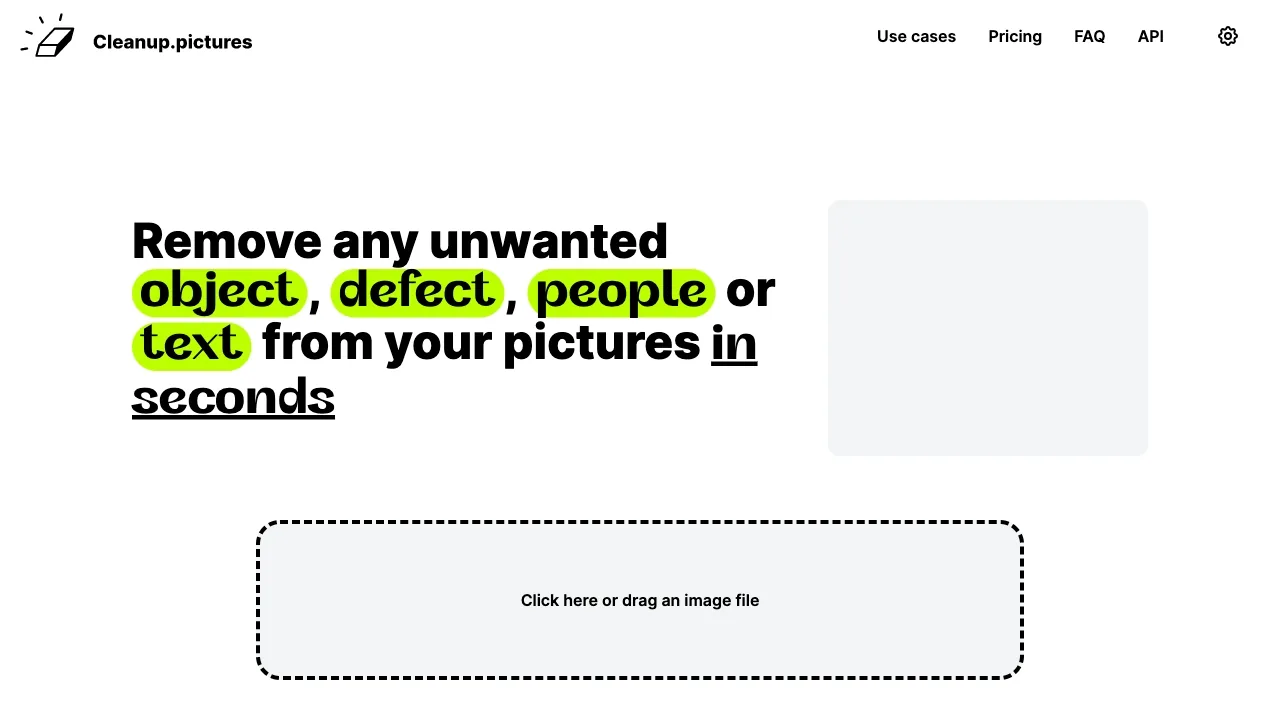 Cleanup.pictures screenshot