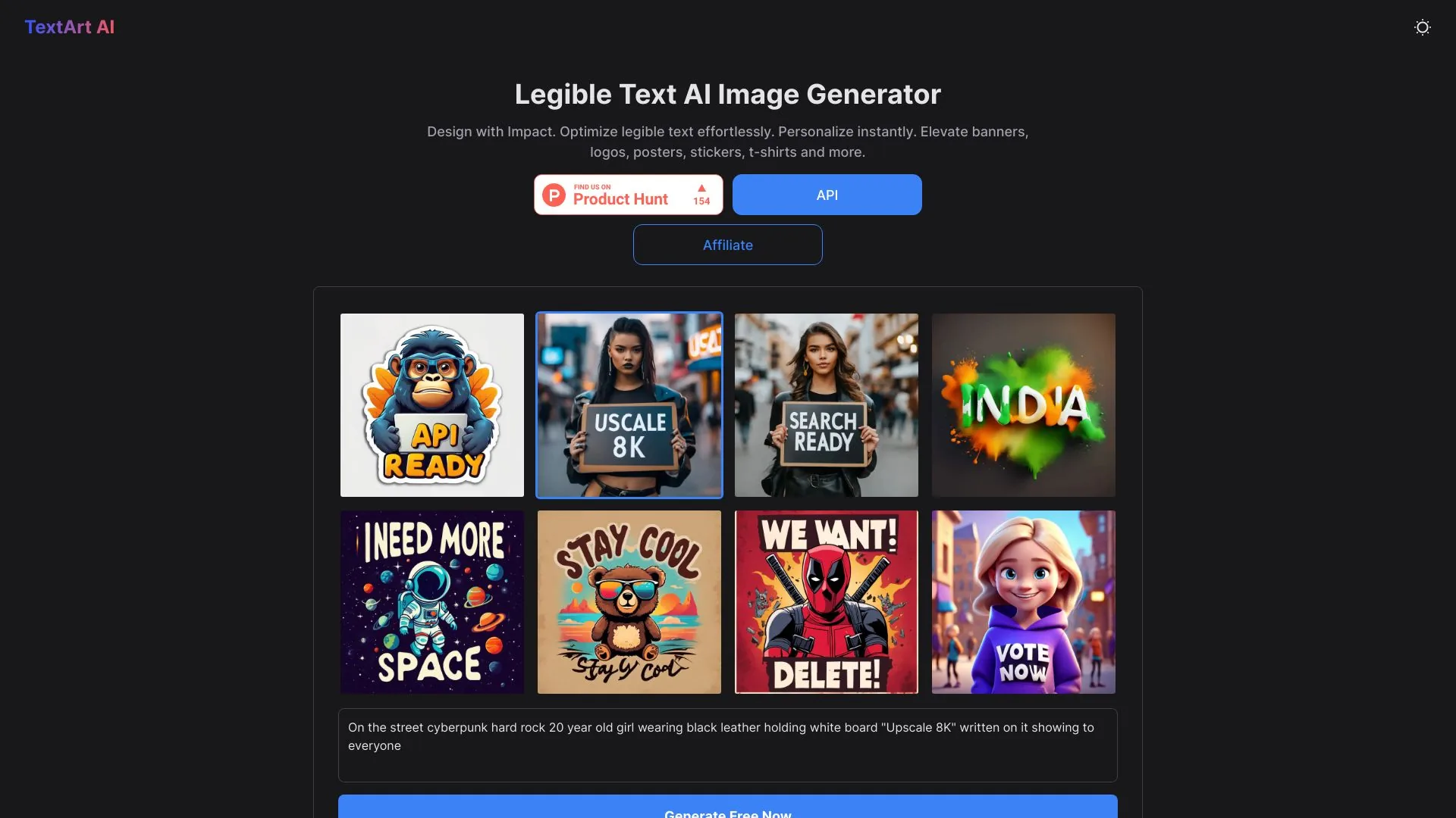 TextArt AI screenshot