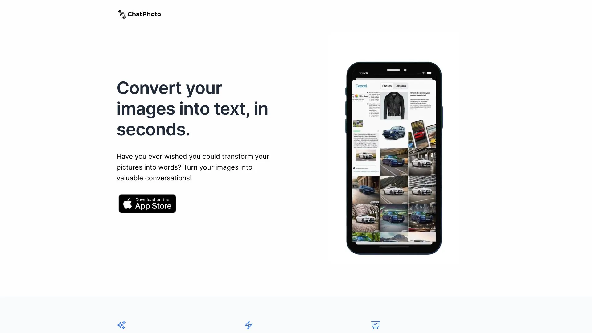 ChatPhoto: Ai Image To Text screenshot