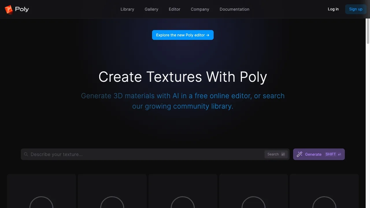 Poly: AI Texture Engine screenshot