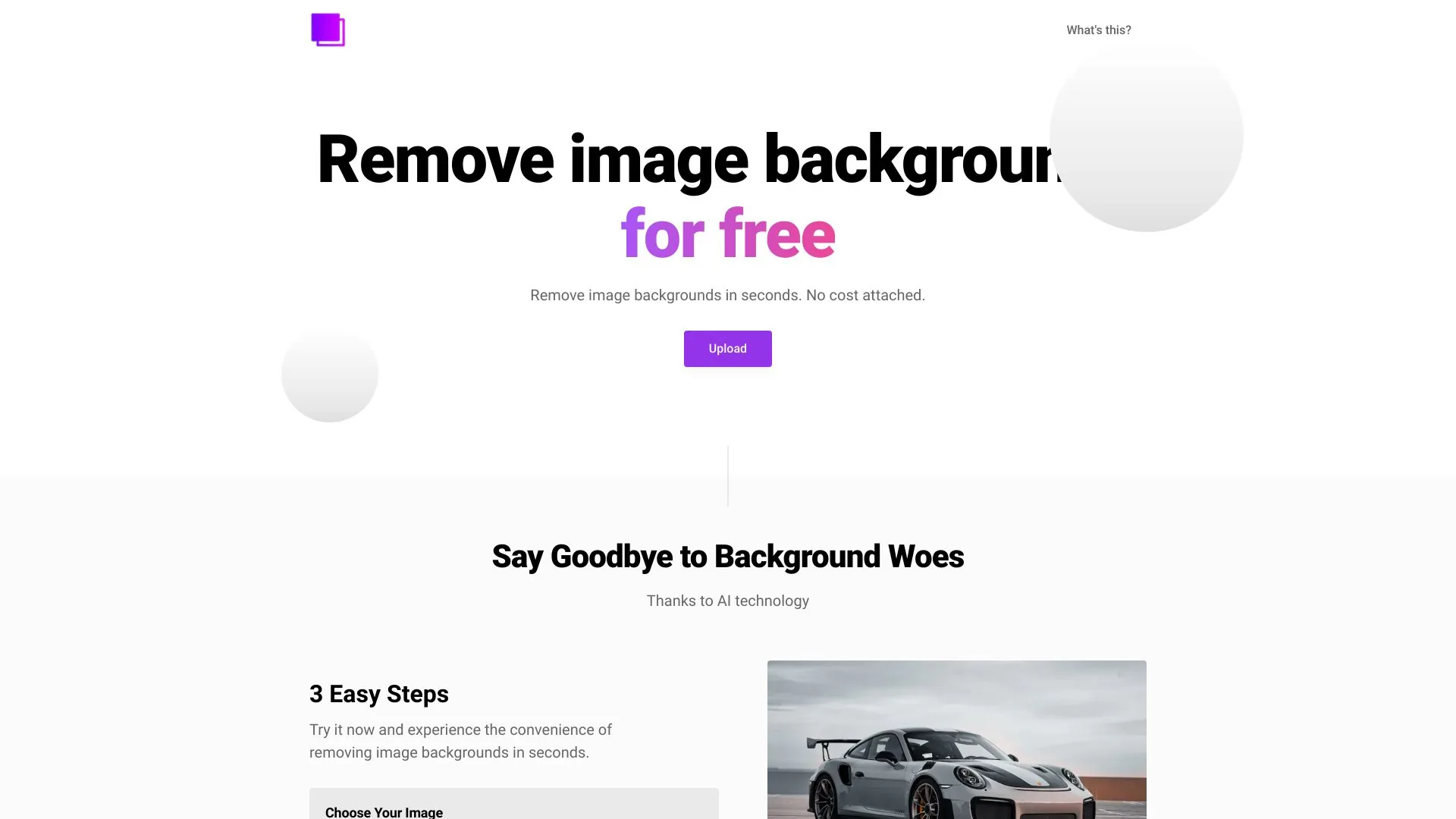 RemoveBG | Free Image Background Removal screenshot