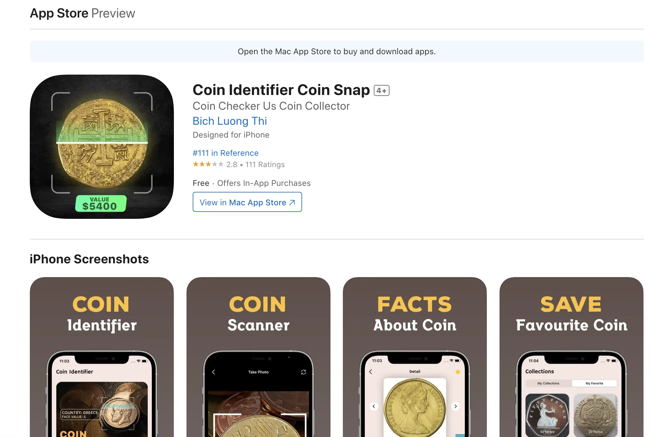 Coin Snap screenshot