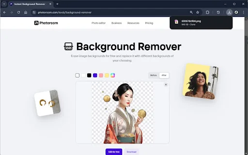 Photoroom screenshot