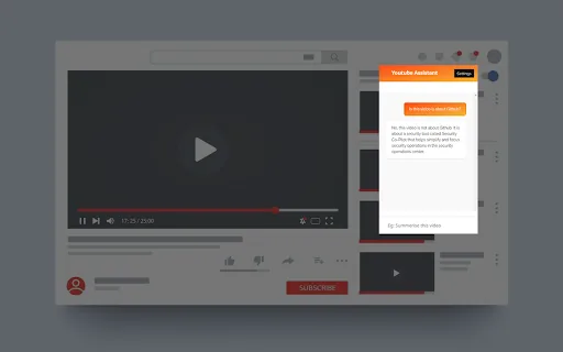 YouTube Assistant screenshot