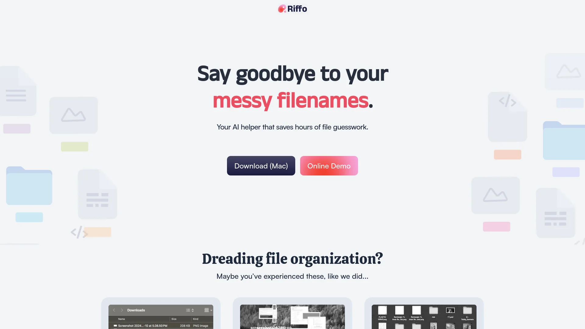 Riffo screenshot