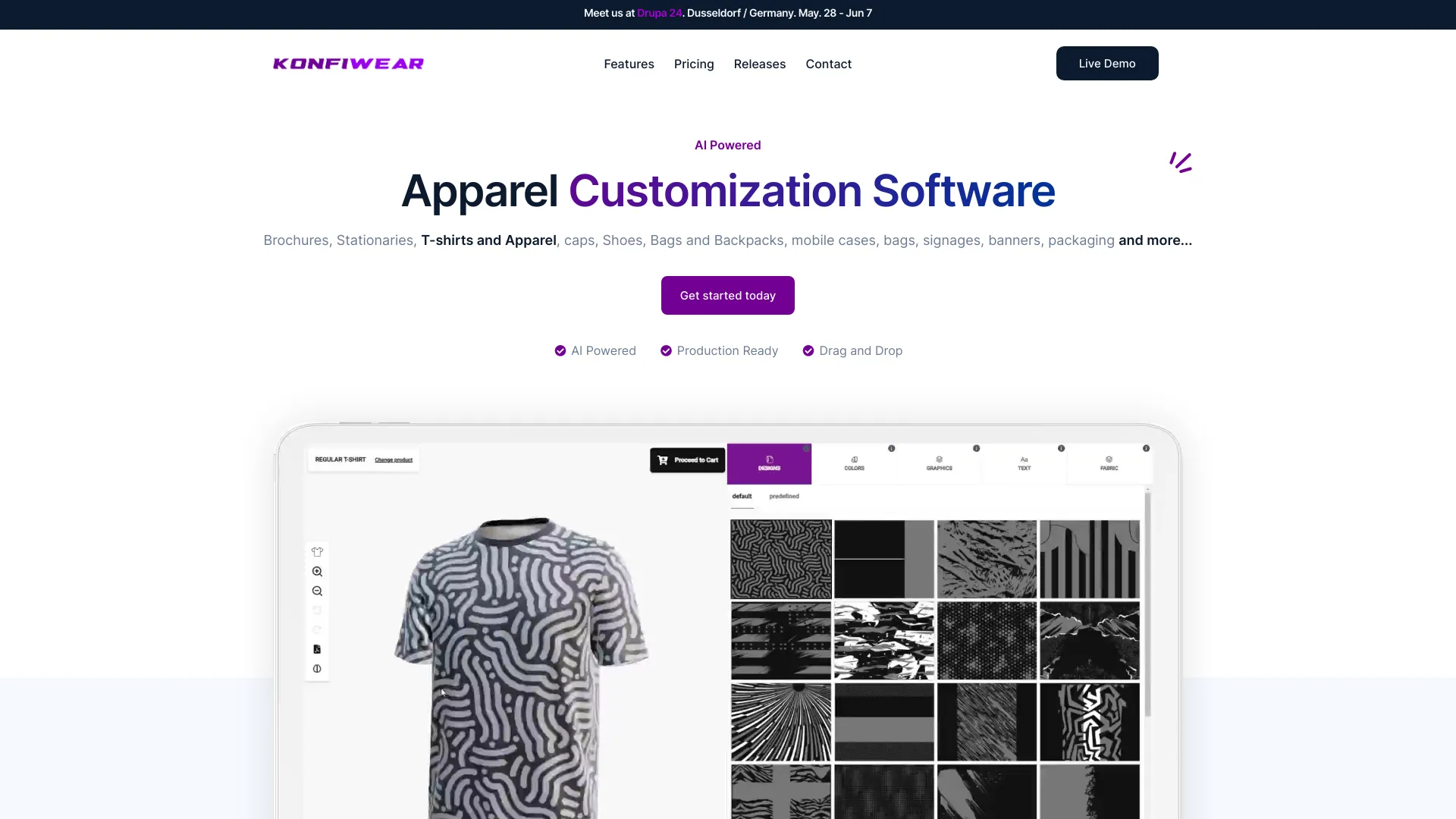 Konfiwear screenshot