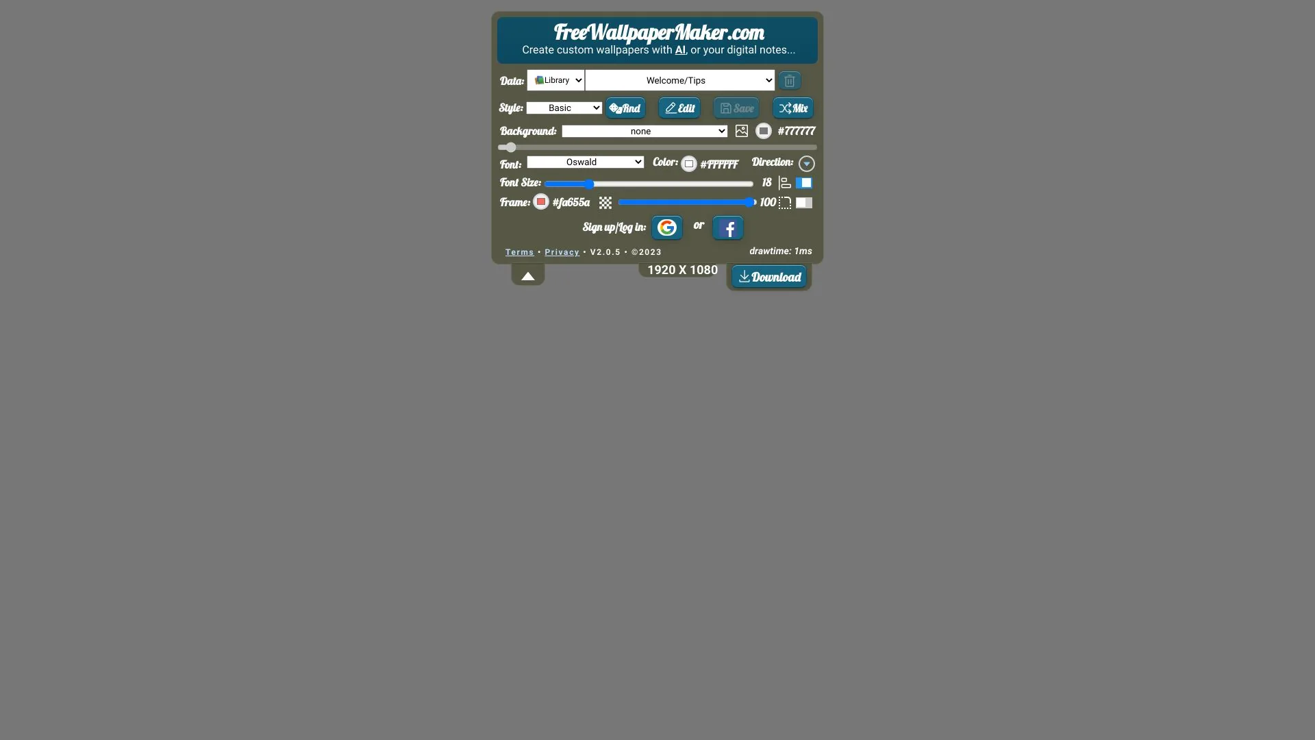 Free Wallpaper Maker screenshot