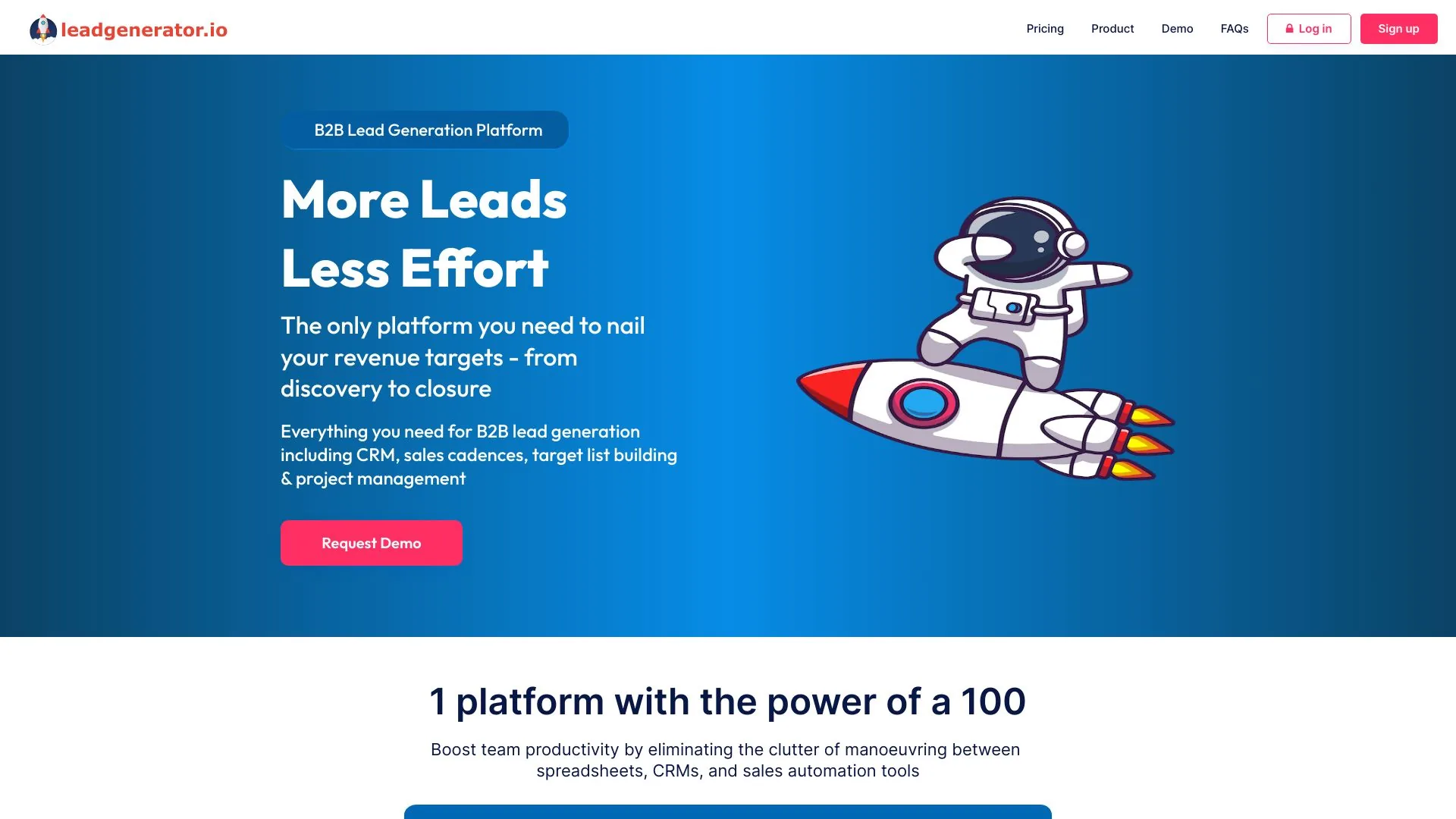Leadgenerator.io screenshot