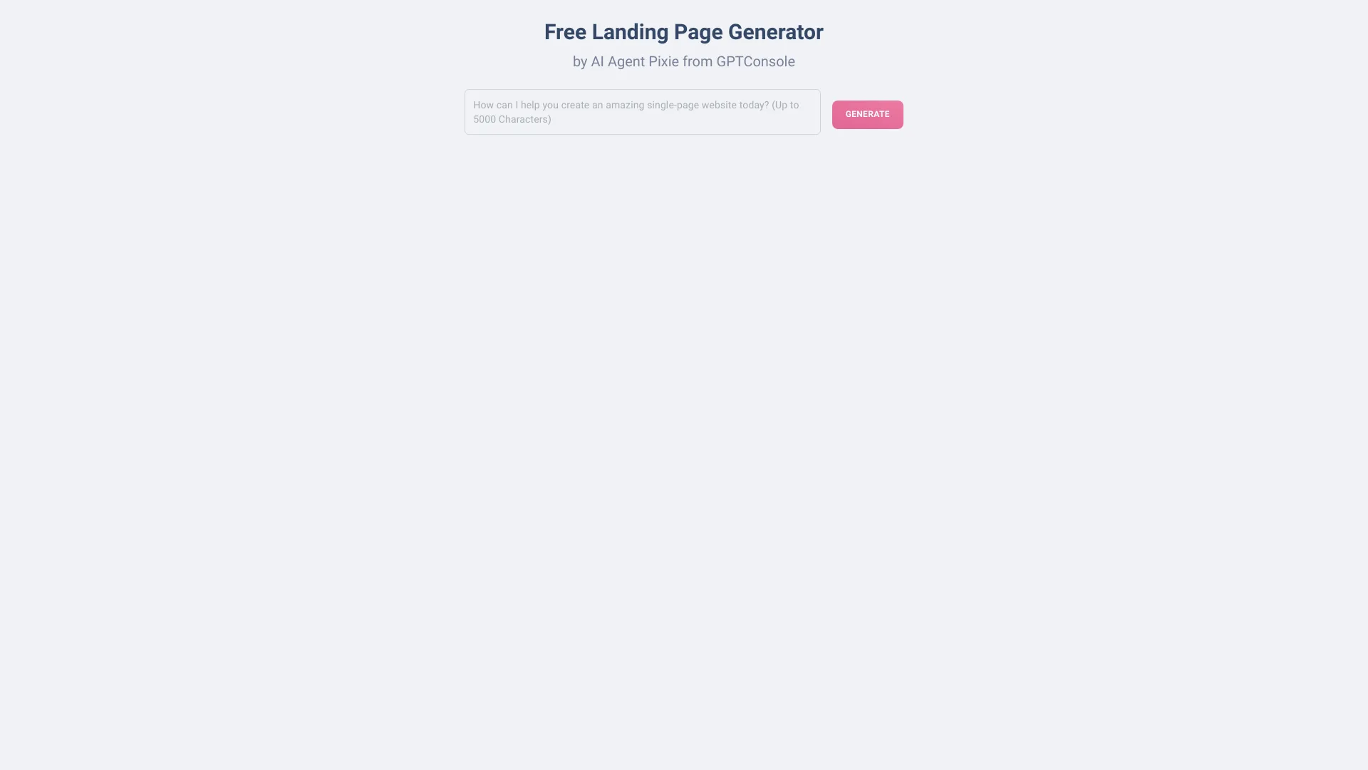 GPTConsole screenshot