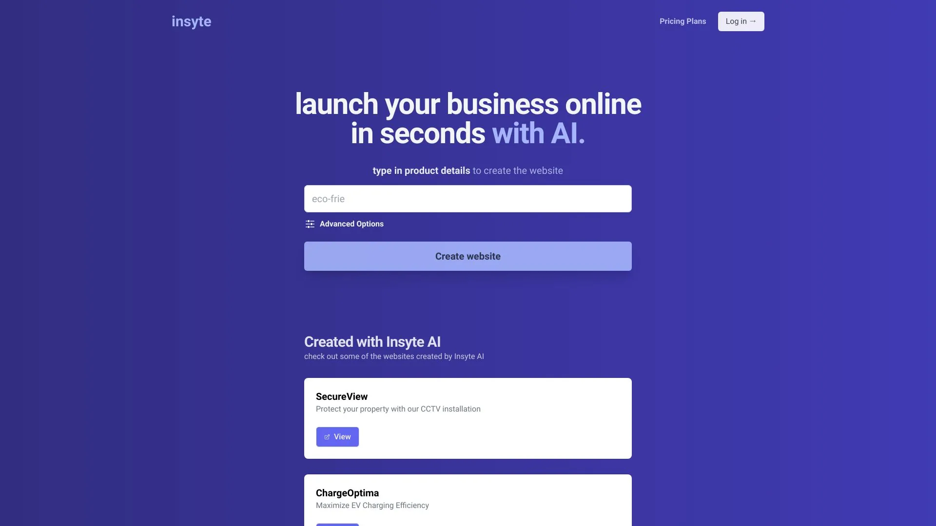 Insyte AI screenshot
