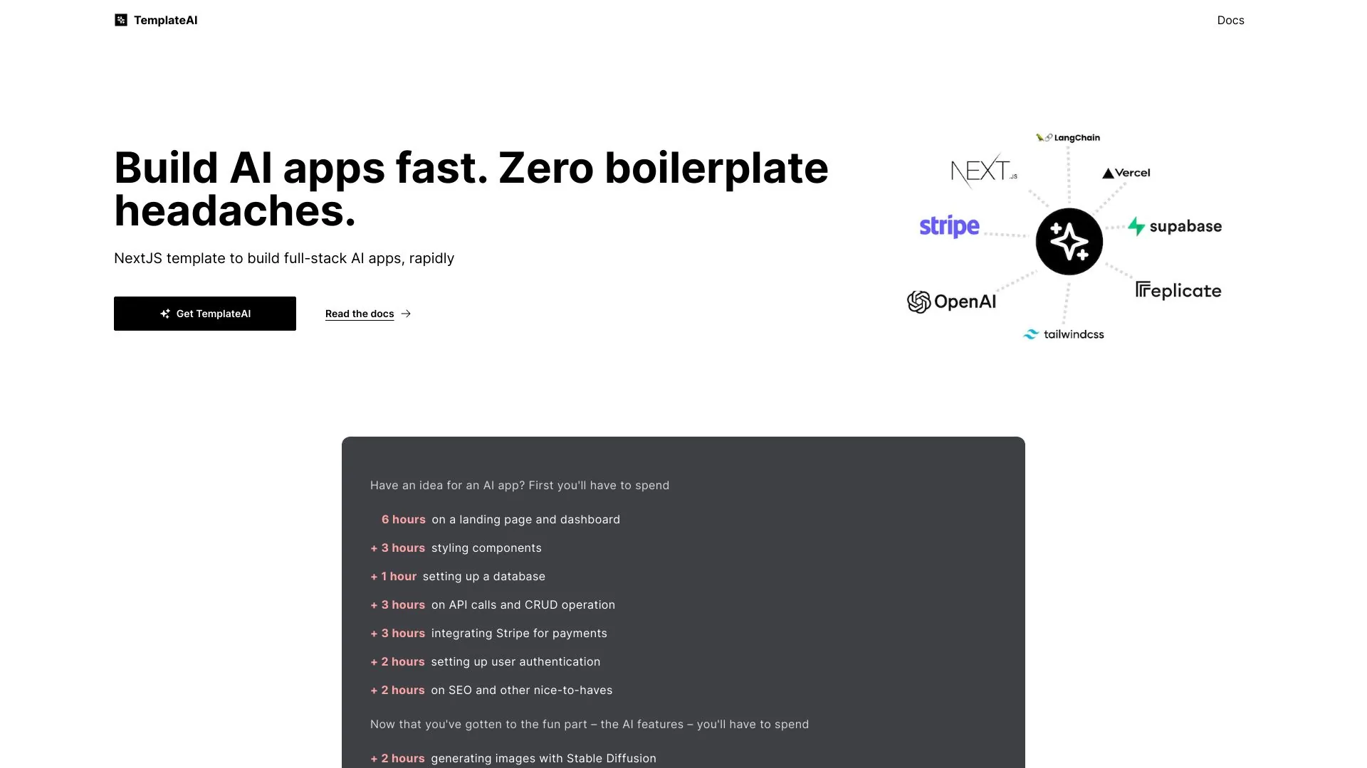 TemplateAI screenshot