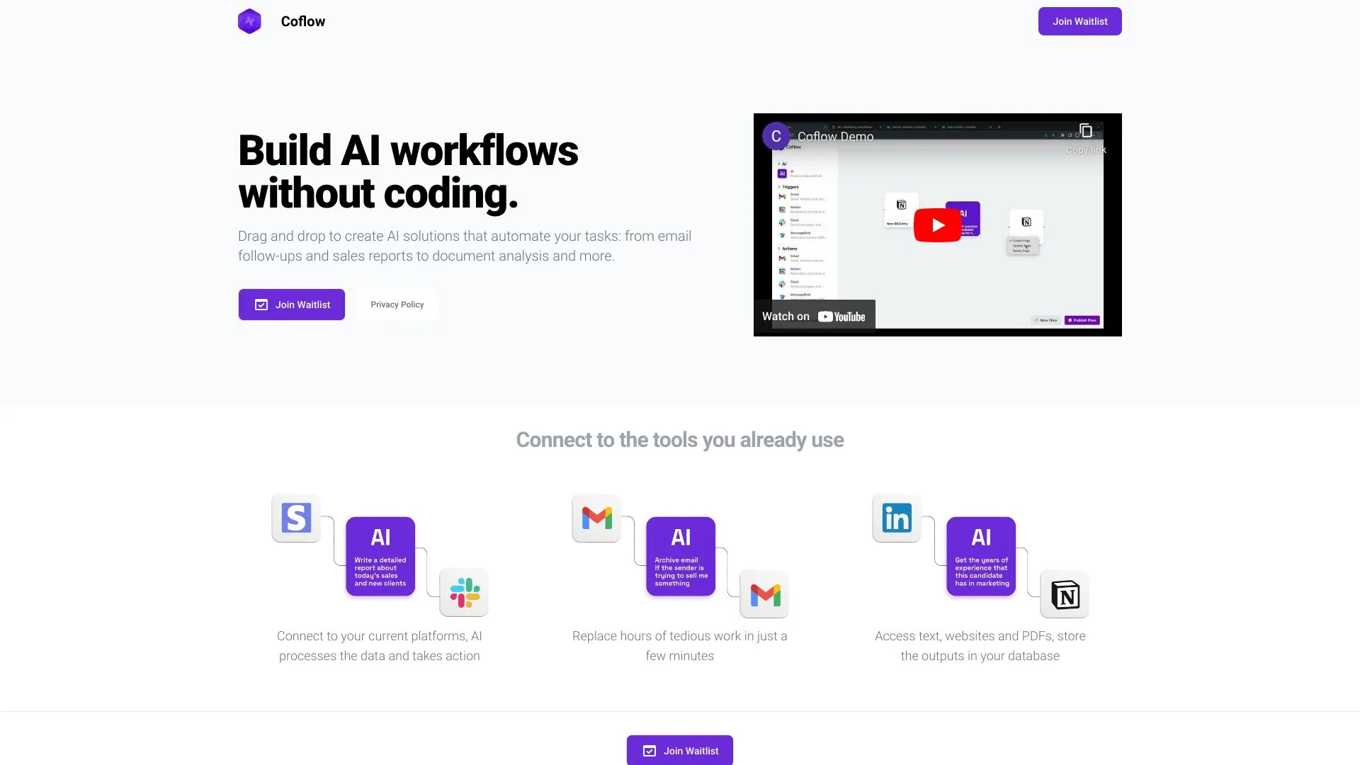 Coflow screenshot
