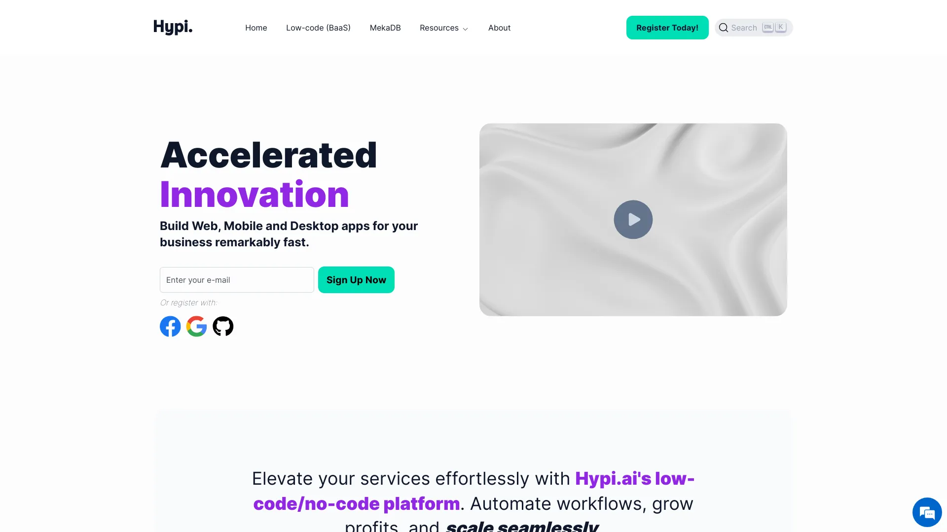 Hypi screenshot