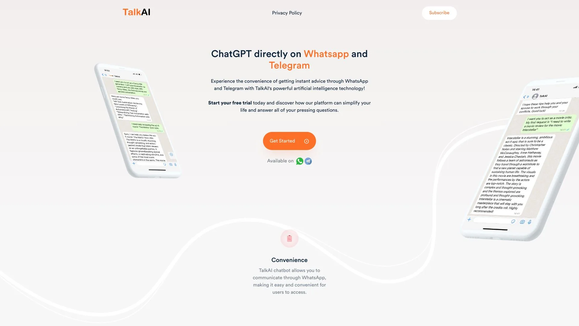 TalkAI screenshot