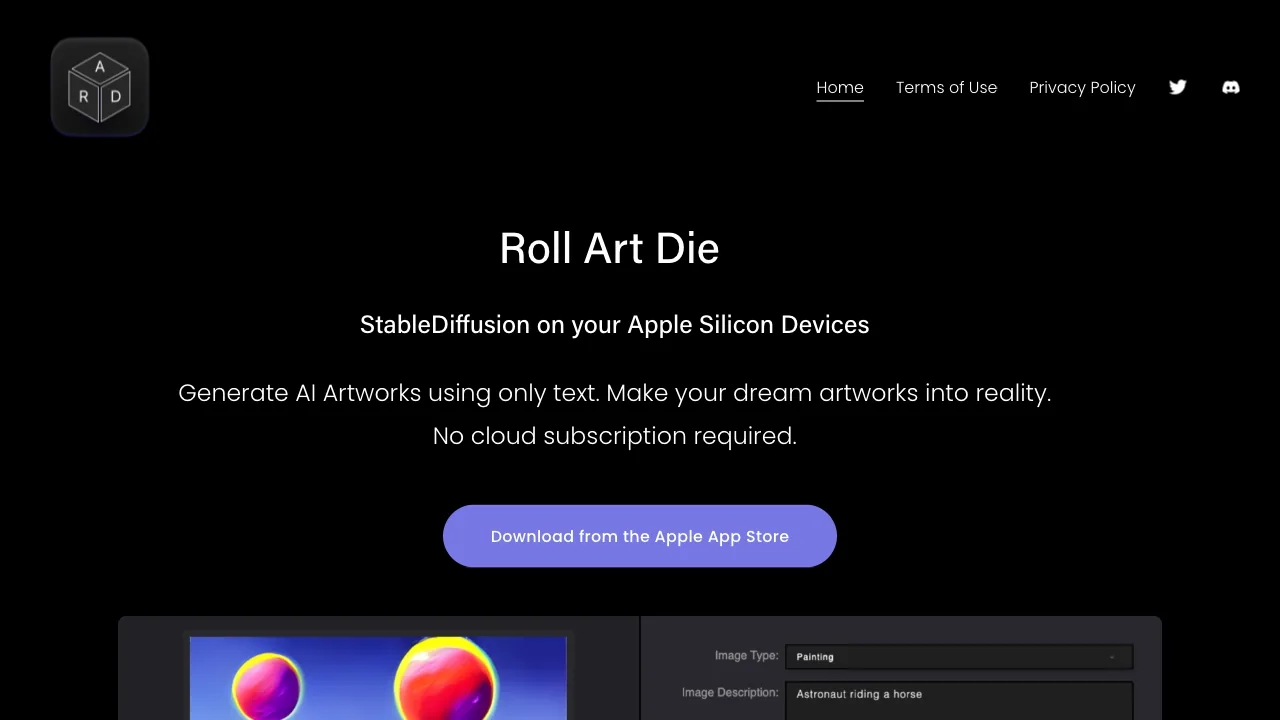 Stable Diffusion screenshot