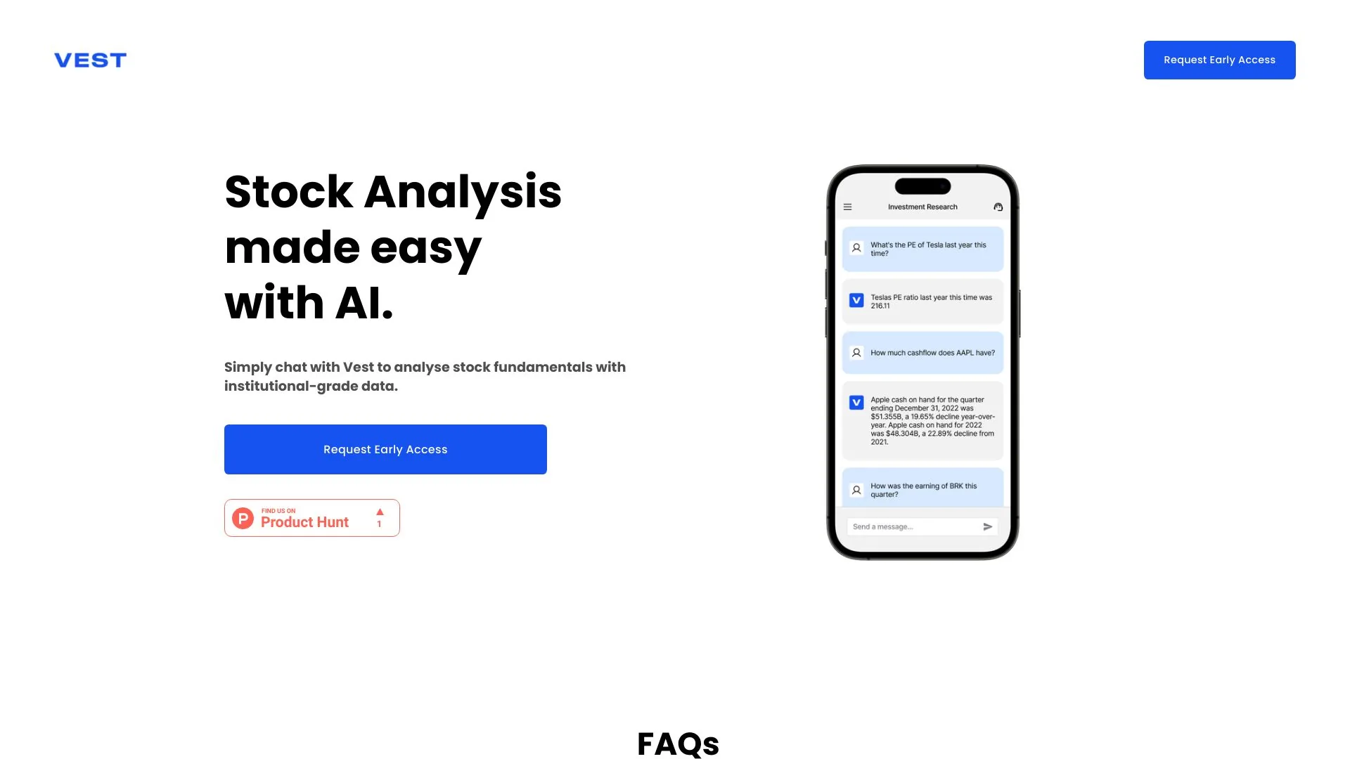 VEST screenshot