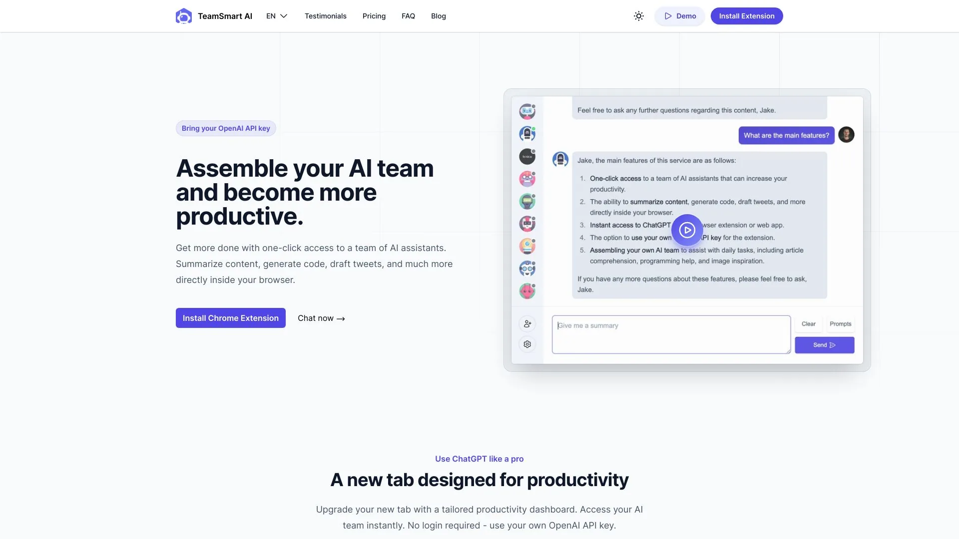 TeamSmart AI screenshot
