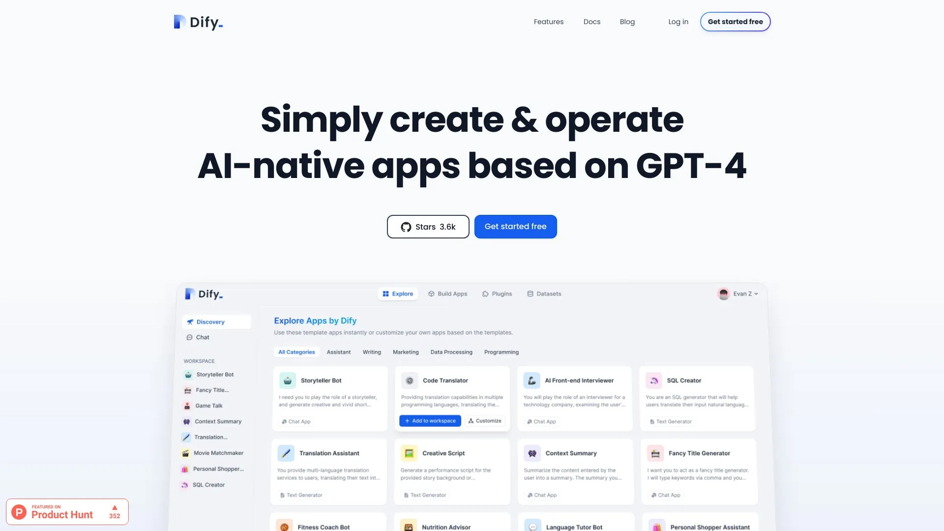 Dify screenshot