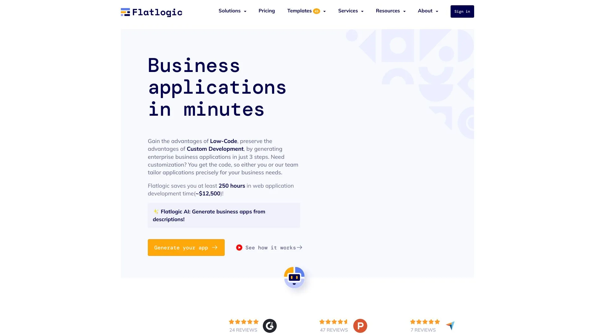 Flatlogic screenshot